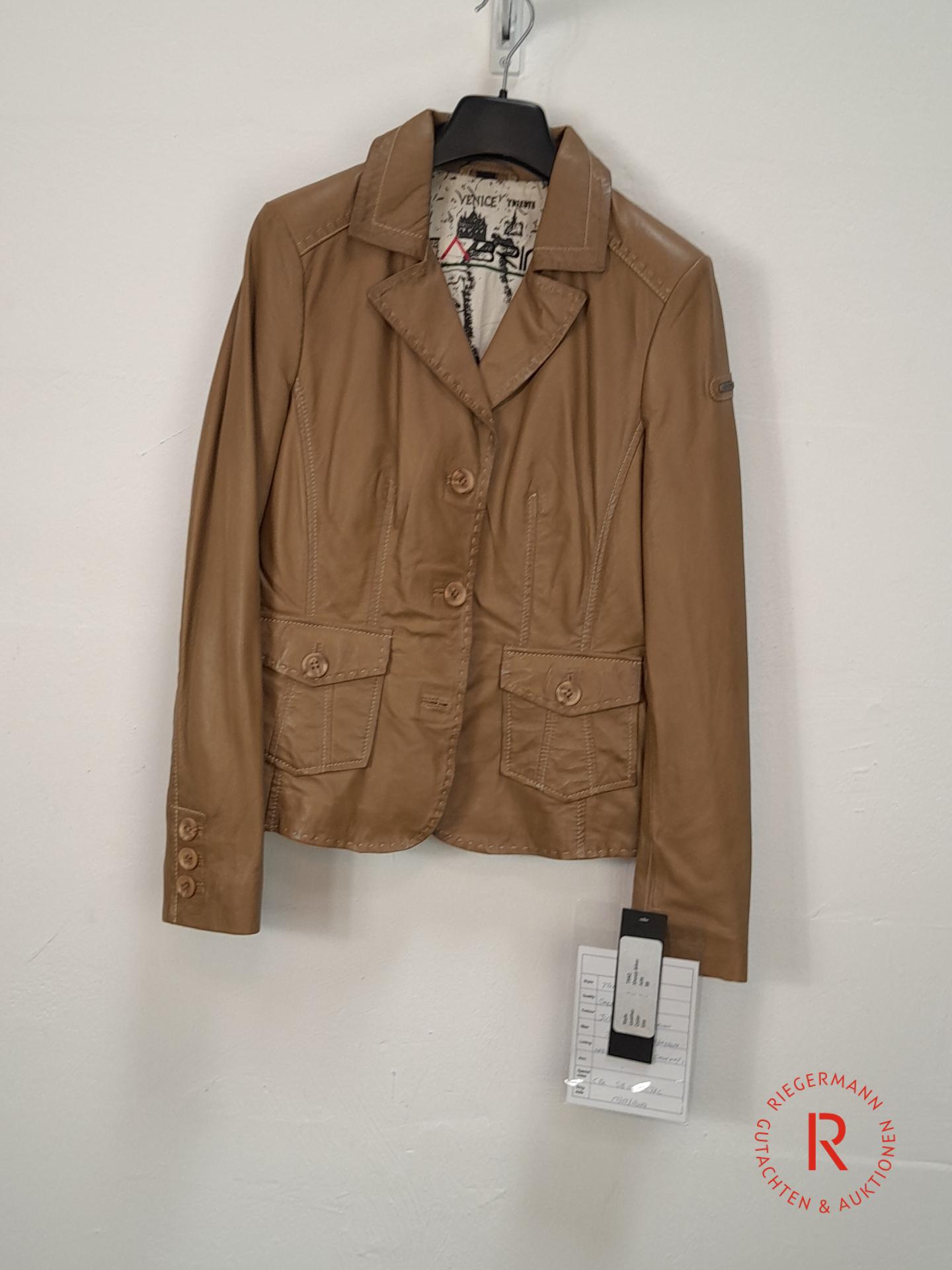 DAMEN LEDERJACKE GRÖSSE 38